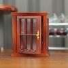 H3CD Realistic Furniture 1/12 Scale Miniature Wall Cabinet for Dollhouses Retro Decors