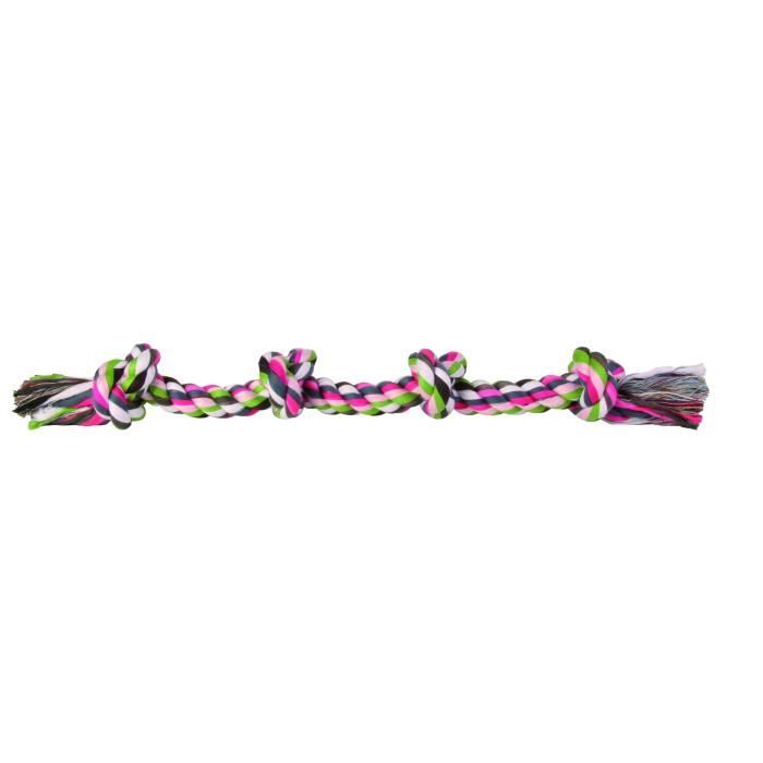 Corde de jeu - TRIXIE - Denta Fun - 54 cm - Multi-couleur - Coton mélangé