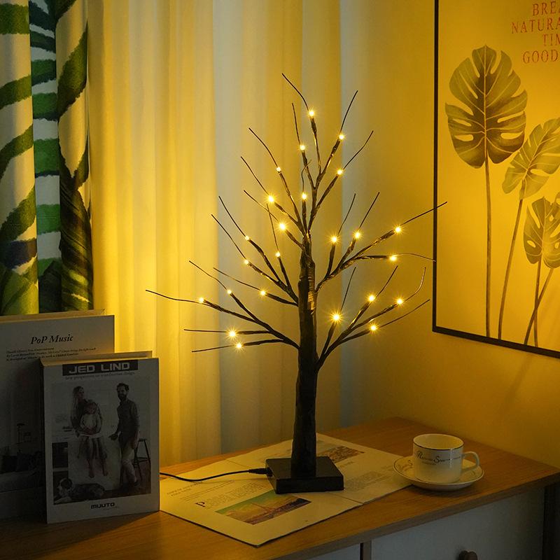 

LED String Lights for Seasonal Decorations: Christmas, Easter, Halloween, and More. Perfect for Indoor and Outdoor Decor. Warm Light Birch Tree