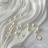 Beige Pearl Necklace Prop: Nail Art, Jewelry & Cosmetics Photography Background Decoration