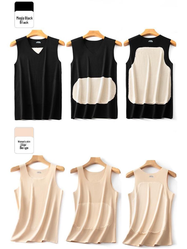 Men's and Women's Reversible Fleece Vest: Breathable Warm Base Layer for Autumn & Winter