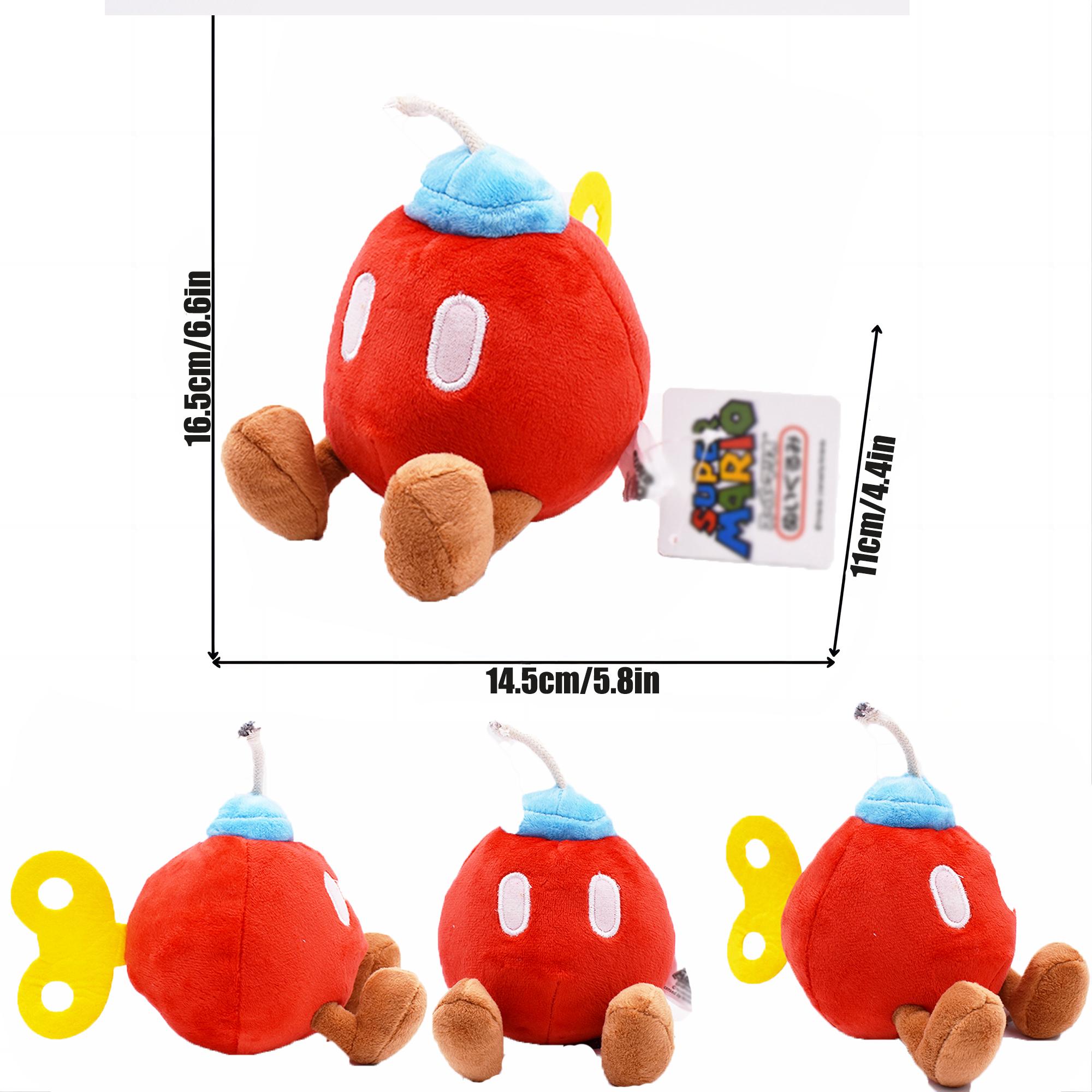 

Новые плюшевые игрушки Mario Bros Koopa Troopa Bulrush Chain Chomp Armad Bullet Bill Bob-omb Dry Bones Мягкие игрушки для кукол в подарок на день рождения 11cm-30cm