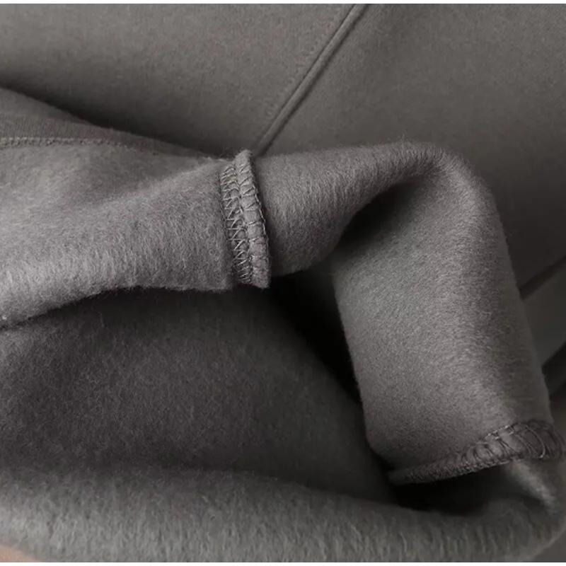 Ležérní mikina na zip, kalhoty, sada, ženy, jednobarevná, s výstřihem do O-neck, bomber bunda, volné šněrovací kalhoty s vysokým pasem, 2025 jaro/podzim, nové dámské obleky