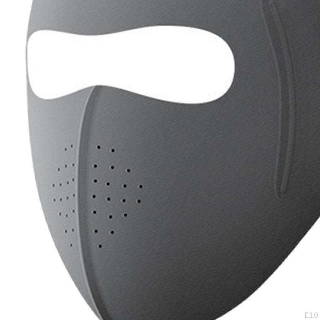 Cooling Face Cover Mask with Adjustable Ear Loops Breathable Sun Protection for Shopping