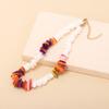 European and American new accessories niche design resin fragments necklace, trendy ins fashion collarbone chain