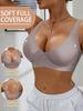 Reggiseno Push-Up da Donna - Coppe Lavabili a Mano per Seno Piccolo Imbottitura Liscia in Gel (Adatto per A/C/Portabicchieri)