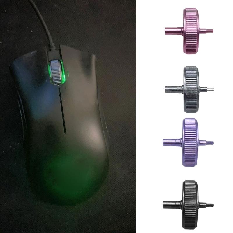 Gaming-Maus Scrollrad-Riemenscheibe Maus Metall-Rollrad Reparatur Ersatz für Deathadder 2013 6400DPI Edition Maus
