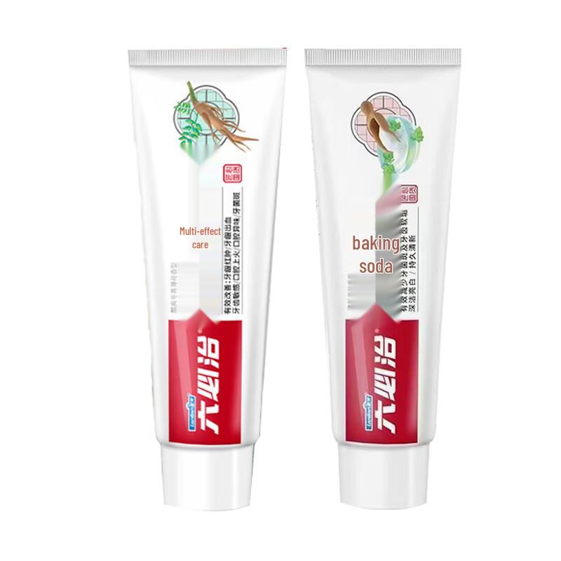 LiuBiZhi Multi-Effect & Baking Soda Toothpaste Set