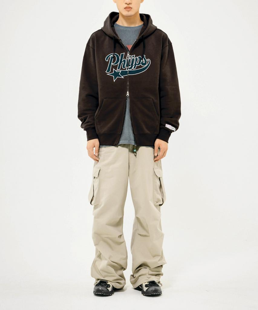 Physical Department Startail Zip-Up Hoodie_Gray