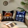 M-Metallica Cushion Cover Polyester Sofa Cushions Decorative Throw Pillows Home Decoration Pillowcover