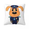 Sheriffs Labradors Pillow Cover Soft Pillow Case Cushion Cover Funny Design Pillowcases For Sofa Home Decorative