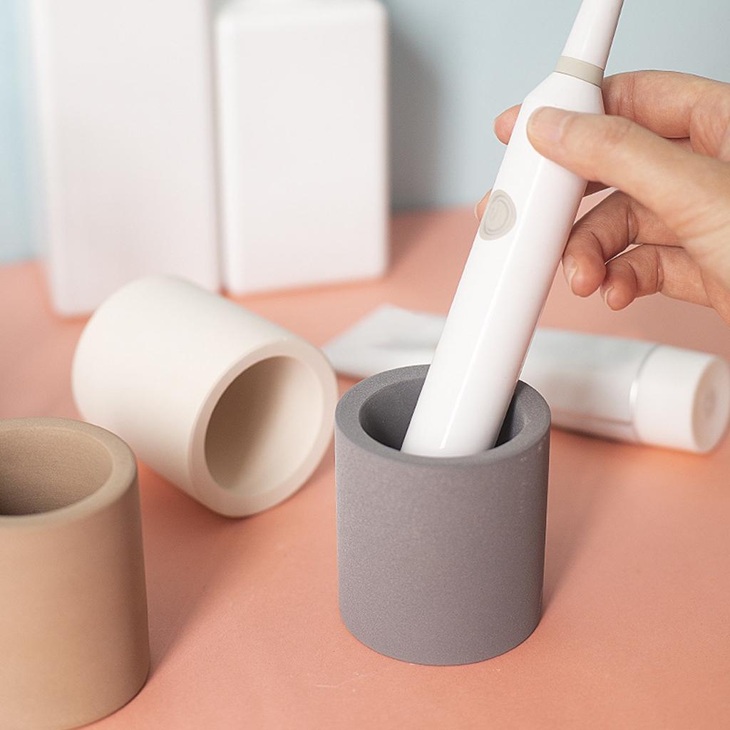 Tooth Brush Holder Countertop Organizer for Toothpaste Razors Makeup Brushes