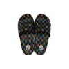MLB New Mound Monogram Comfortable Versatile Silent Slide Sandals Unisex footwear Black 32SHHM111-50L