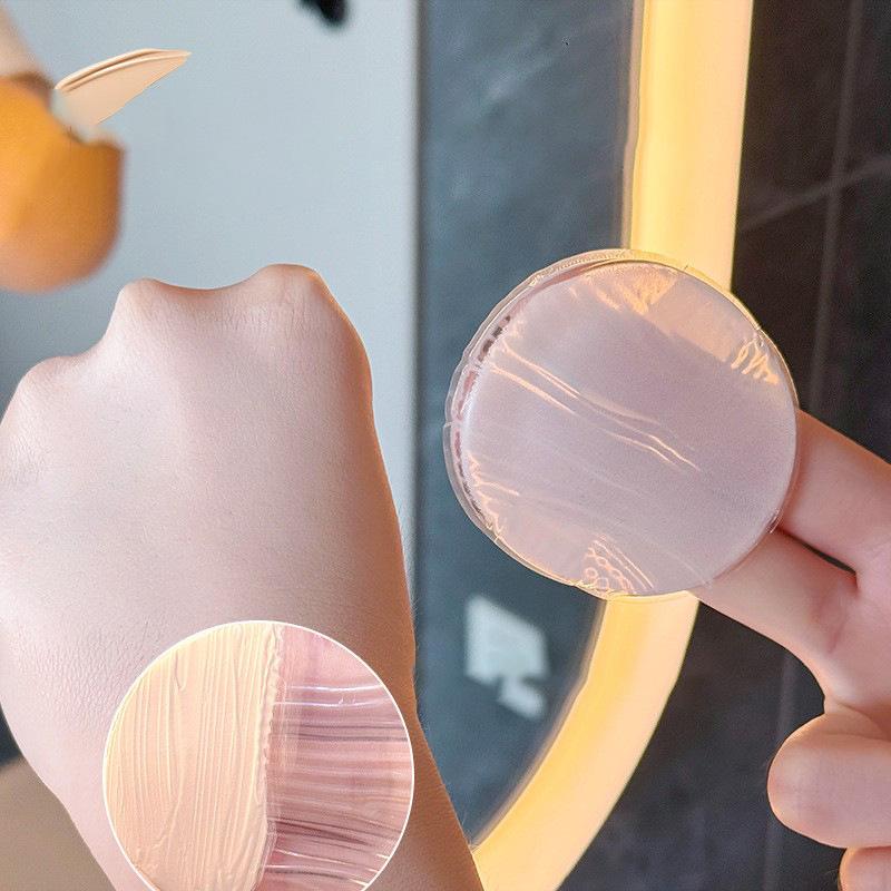 Silikonová labutěnka: Nevstřebávající, Super měkký, Želé podobný, pro podkladový make-up ve formě polštářku, BB krém, Opalovací krém, Podkladová báze, Pro mokré i suché použití.