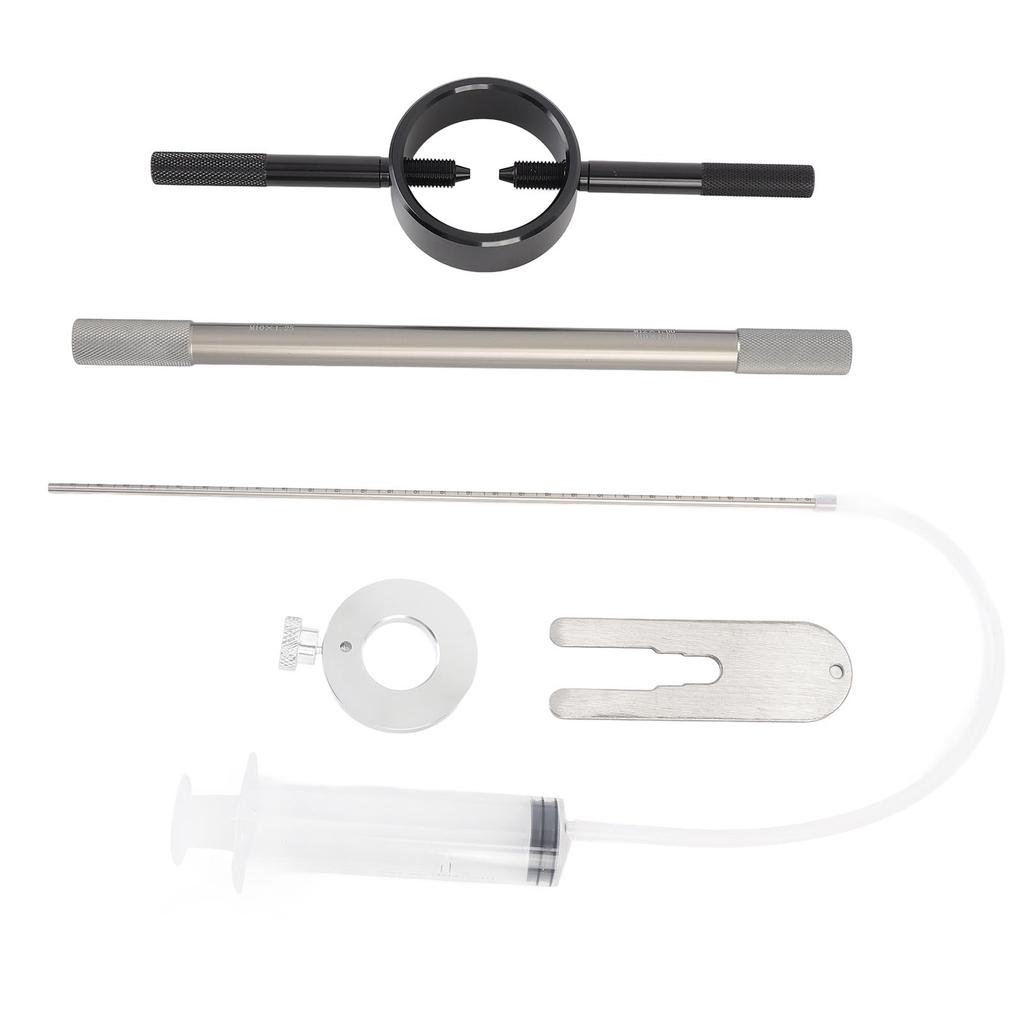 Gabel-Service-Werkzeugsatz Gabelölstandswerkzeug Federkompressor Dämpferstangenwerkzeug für die meisten normalen und umgedrehten Gabeln