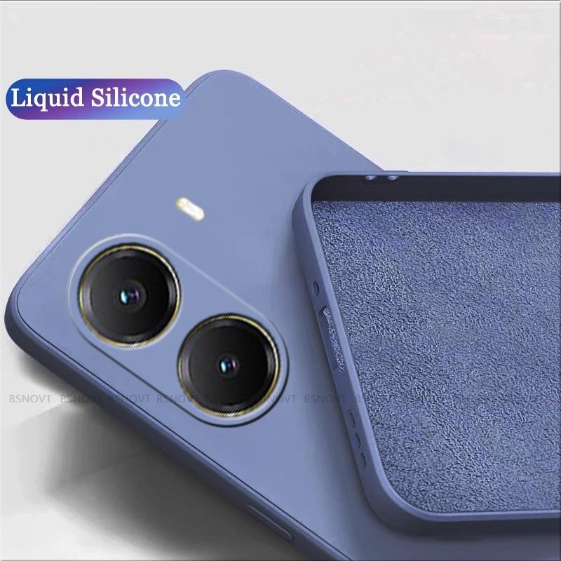 For Poco X7 Pro Case Cover Xiaomi Poco X7 Capas Shockproof Phone Bumper Back Armor Liquid Silicone Original Fundas Poco X7 Pro