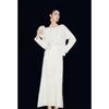 Mandy Zhang French Chic Wool Knit Jacquard Skirt