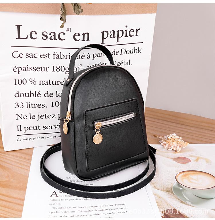 Korean Version of Women's Small School Bag Backpack Bag Women