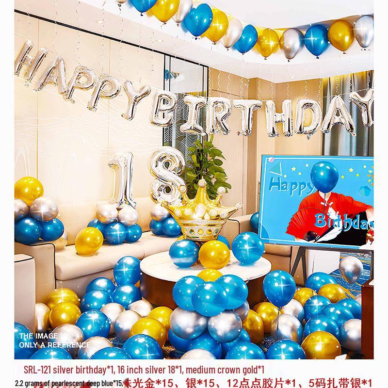 Geburtstagsdeko Ballon-Set für Kinder - Themen-Hintergrund mit Folienballons