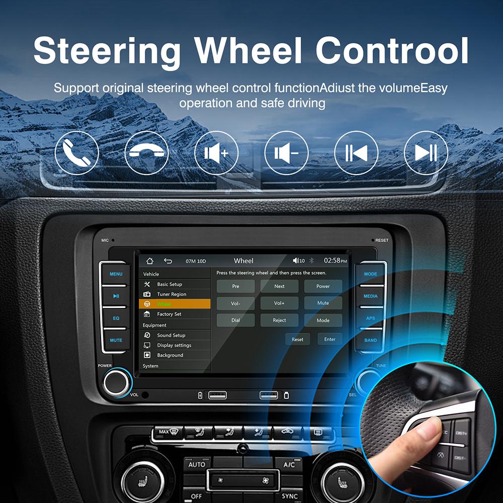 Car Radio For VW Jetta Skoda Multivan Polo Golf Passat Tiguan Touran Multimedia  Autoradio Multimedia Player Smart car systems