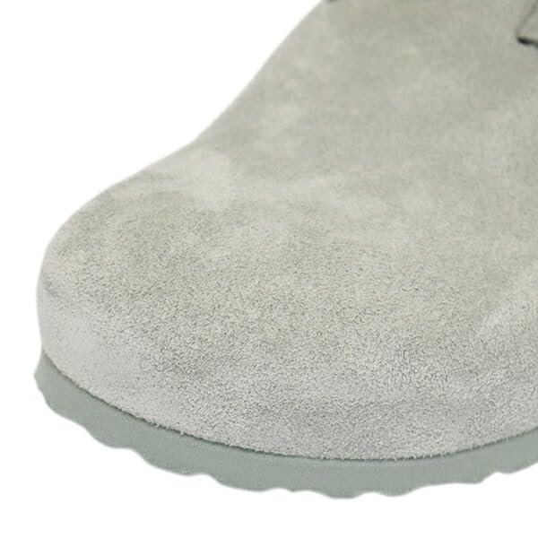 Birkenstock 1029214 Boston Suede Leather Pure Narrow 37cm Sandals, Sage, Width, (Approx. 9.8 inches).