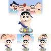 Adorable Crayon Shin-chan Pvc Figure Bathroom Theme Collectible Doll 13cm Height