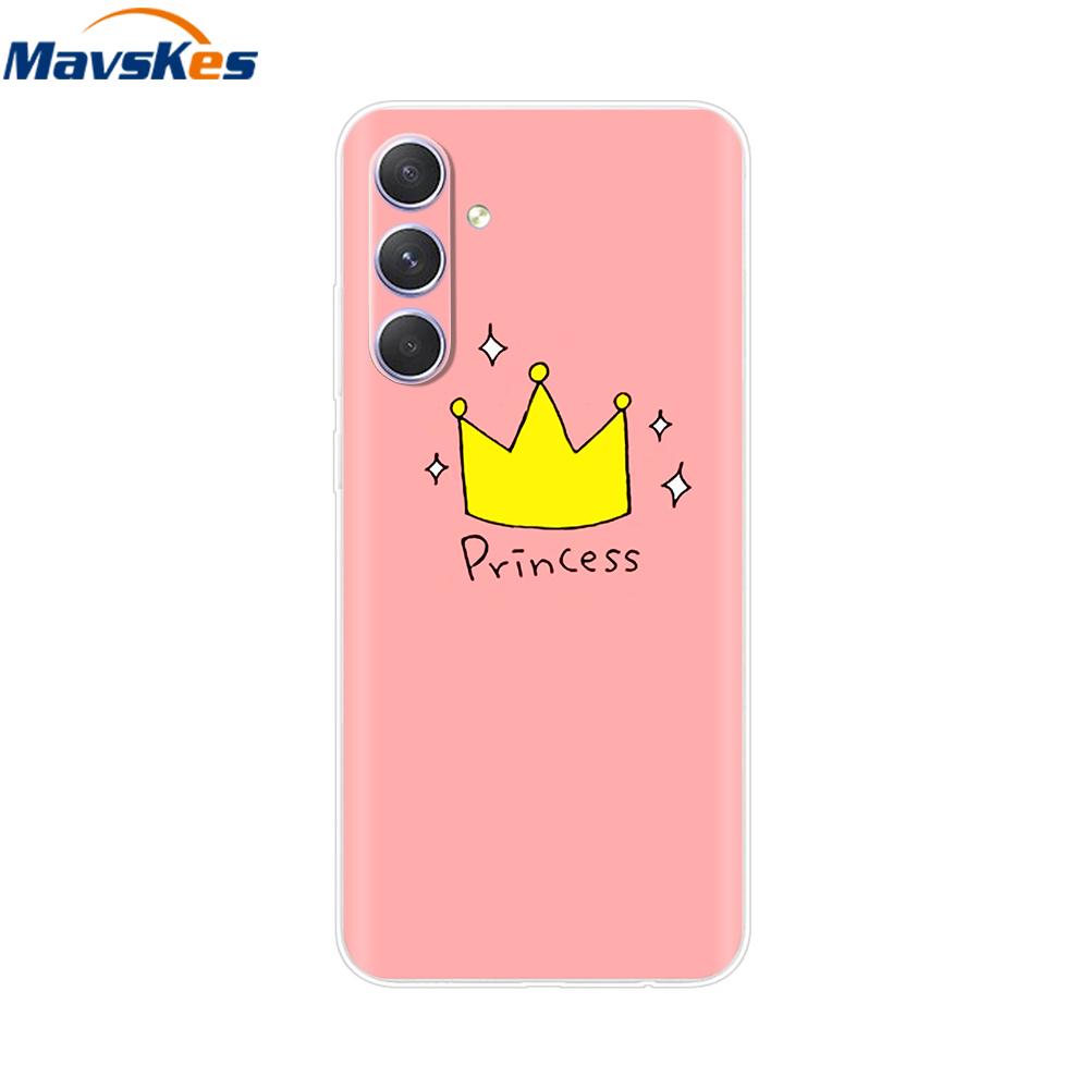 Shockproof Clear Silicone Soft Phone Back Case For Samsung Galaxy A55 5G SM-A556V A 55 Cases Cover Coque Shell Bags Mask Fundas