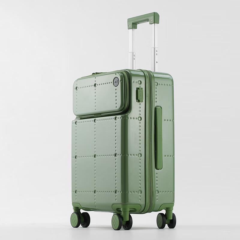 LONE WOLF Front-Opening Hardside Spinner Luggage 20 inches