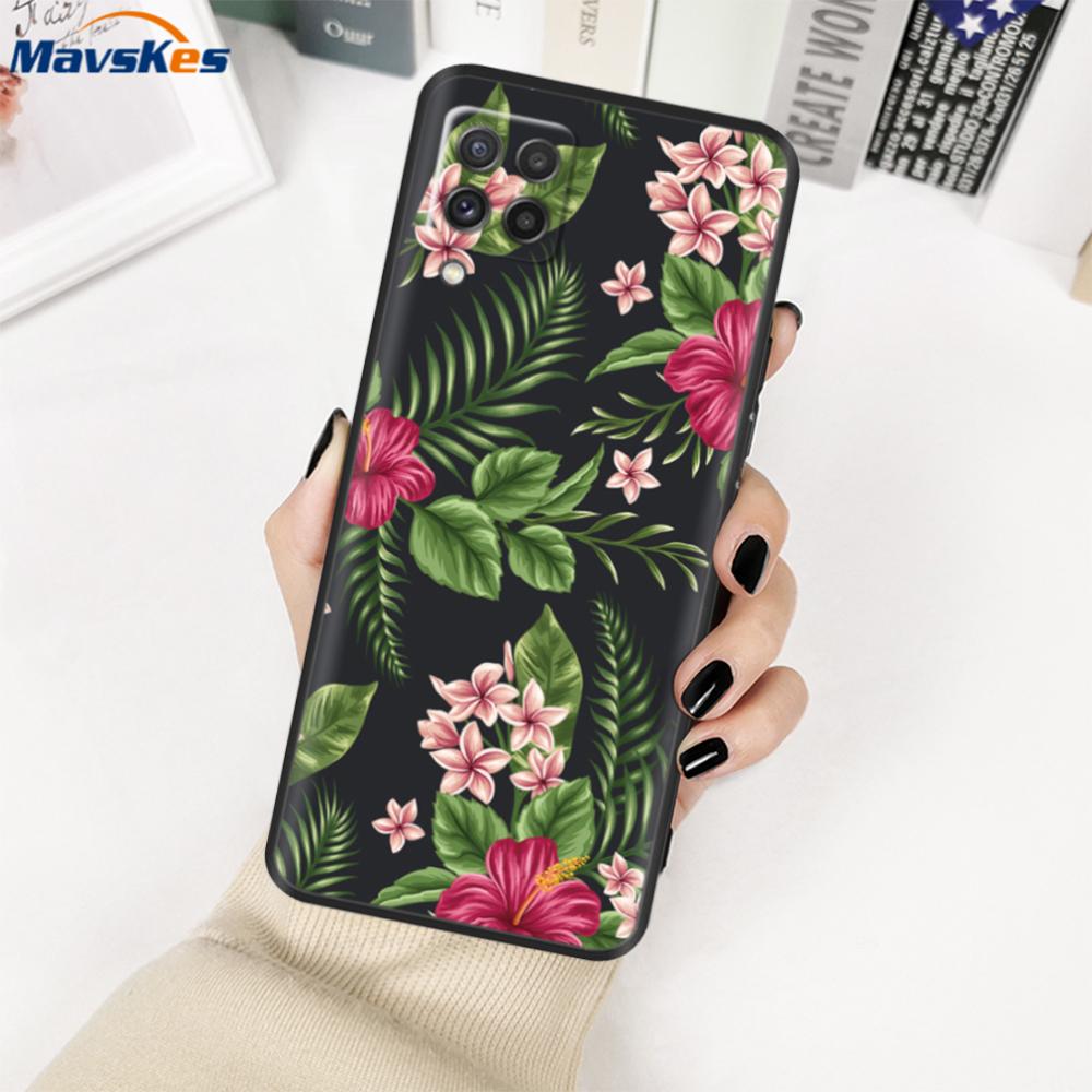 For Samsung Galaxy M22 Case SM-M225FV Black Bumper Soft TPU Cover For Samsung M32 4G M325FV Case Silicone M 22 M 32 Fundas Cute
