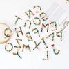 1PC 26 Letters Colorful Jewelry Gifts for Women Alphabet Brooch A-Z Rhinestone Letter Pin