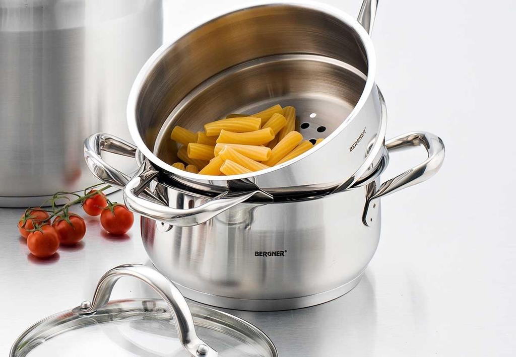 Bergner 2.2L Steamer Pot Gourmet Line Bg-6521