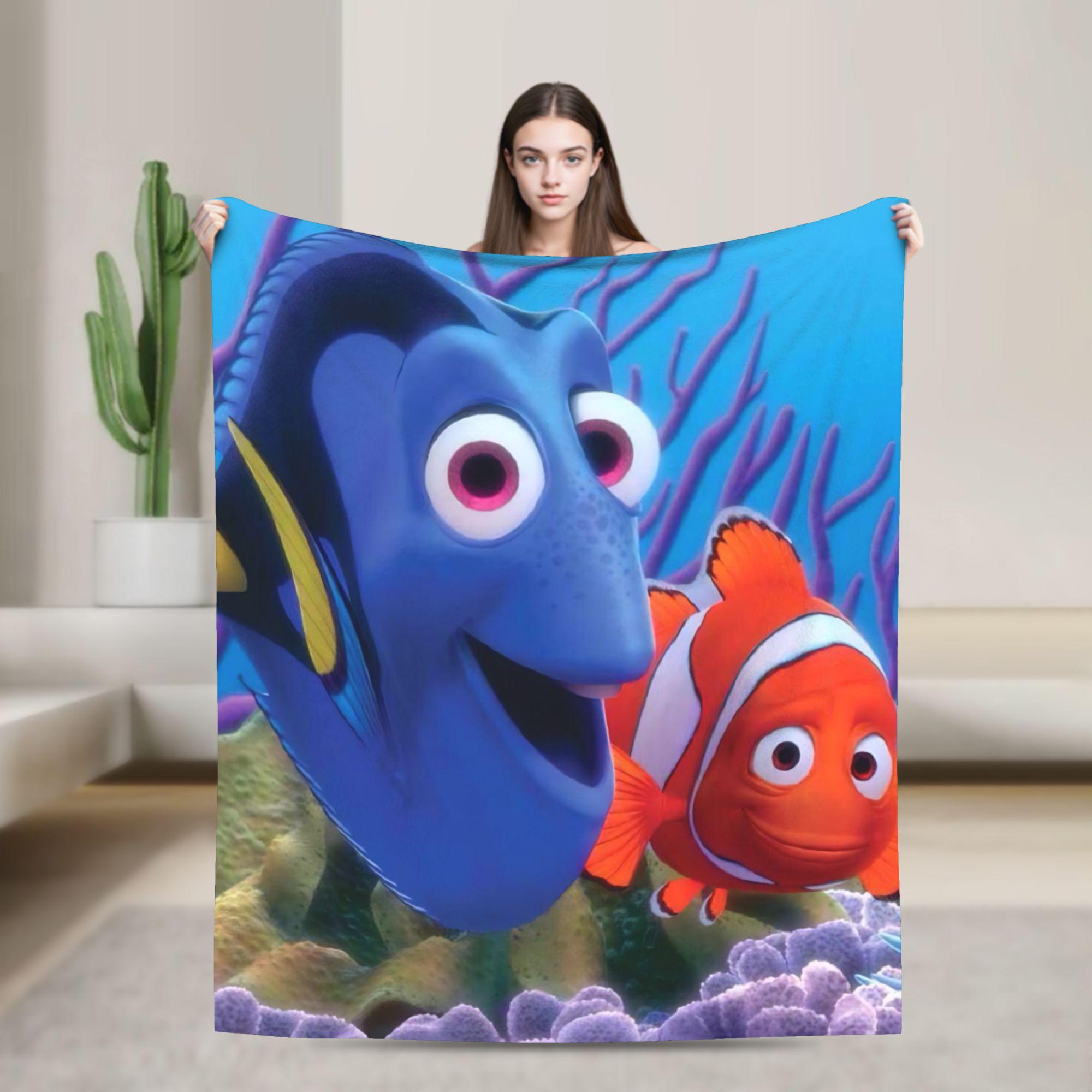 

Finding Nemos Warm Soft Blankets Children Plush Bedding Throws Fluffy Bedroom Flannel Bedspread Sofa Bed Cover 75cmx90cm