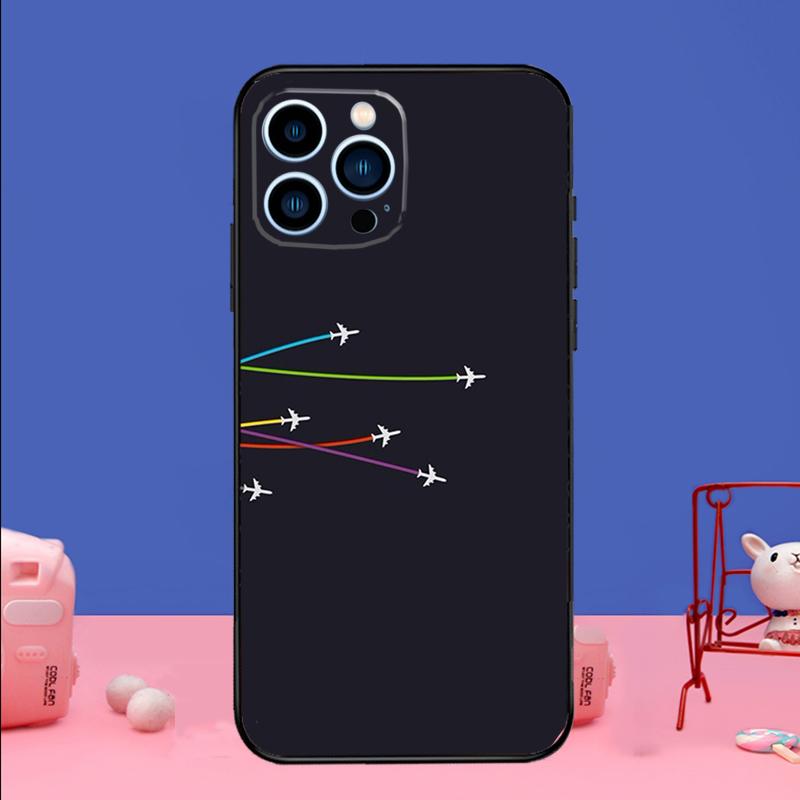 

Plane Fly Your Dreams Phone Case For iPhone 17 16 14 13 12 11 15 Pro Max mini 15 16 Plus 16e 17 Air Bumper Cover iPhone 12 Pro