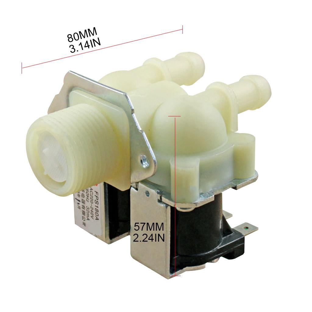 Washing Machine Replacement Part Water Dispenser Replacement Clothes Washer Water Double Inlet for Valve