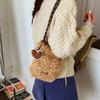 Autumn and winter niche sweet furry shoulder bag women's fashion versatile handbag portable commuter bag