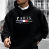 New Autumn and Winter Men's Hoodie Street Fashion Casual Sports Style Long Sleeve and Kangaroo Pocket Fleece Sweatshirt Hoody