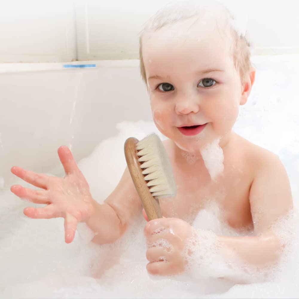Itisyou Baby Baby Baby Baby Baby Hairbrush Brush, Hairbrush, Comb, Hairbrush, 2-Piece Set,