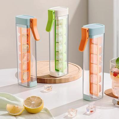 Maldives Ice Cube MoldsOne Touch Press Ice MakerFreezing Ice Cube BoxFood Grade Refrigerator Ice Storage
