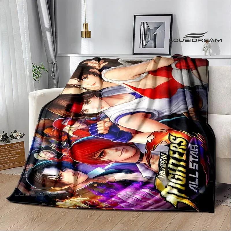 3D Game KING OF FIGHT Cartoon Printed Blanket Warm Flannel Blankets Soft and Comfortable Blanket Bed Linings Birthday Gift
