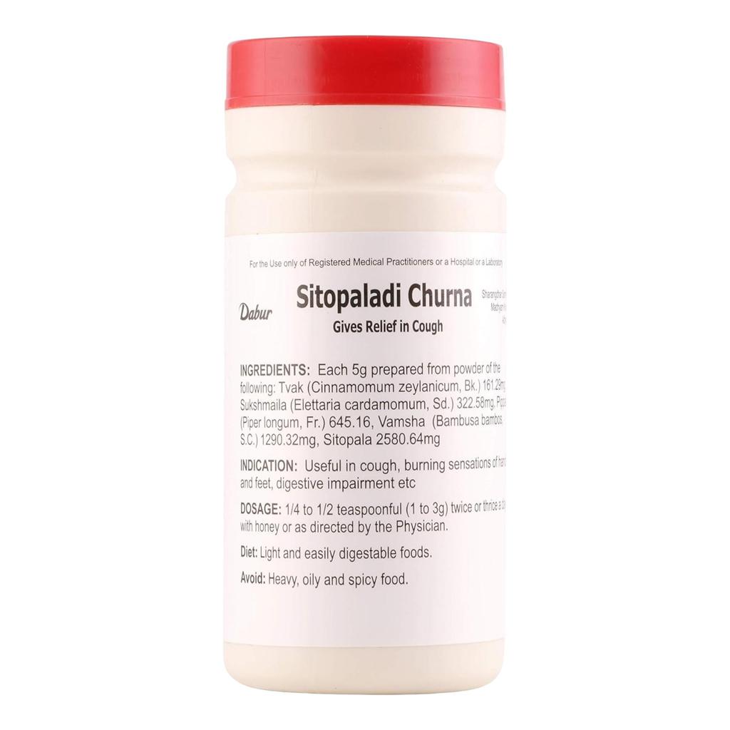 Dabur Sitopaladi Churna 60gm Powder Pack of 1 | Natural Relief for Cold & Respiratory Health