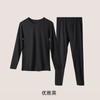 Womens 95% Cotton Thermal Underwear Set Long Sleeve Round Neck Base Layer Top Pants A-Grade Antibacterial Warm