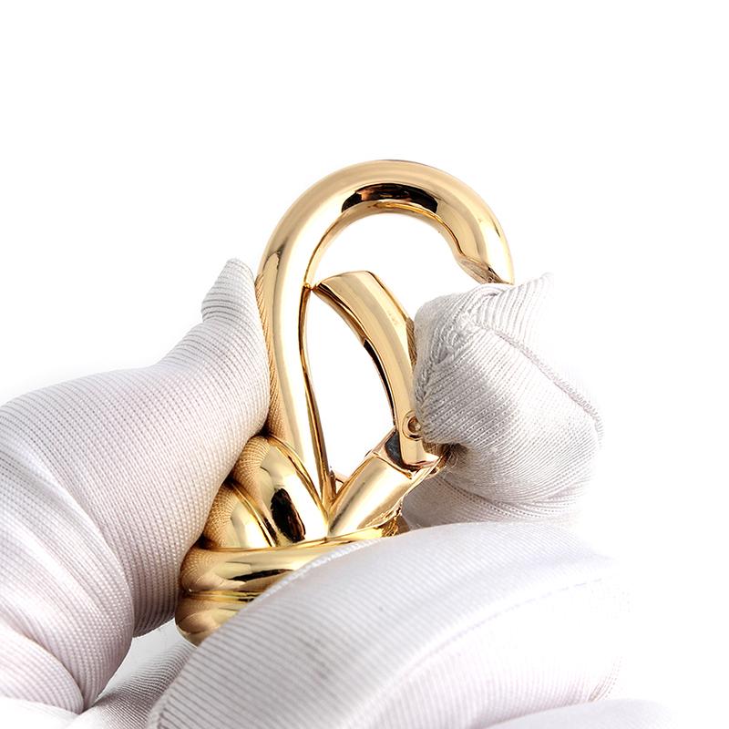 Women'S Tote Bag Metal Twist Knot Spring Ring Lobster Buckle Shoulder Bag Shoes Clothes Knot Decoration Keychain