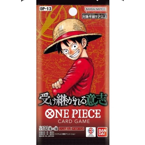 [Jednotlivé balení] Karta One Piece: Zděděná vůle [OP-13] (Pokud si přejete zakoupit krabičku, zakupte ji prosím na stránce krabičky.)