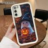 Phone Case: 2D Flat Samsung Galaxy A34 A35 M05 M06 S20 S22 S21 FE Plus 5G Step Protection Case, Night Forest, Christmas and Halloween Gift
