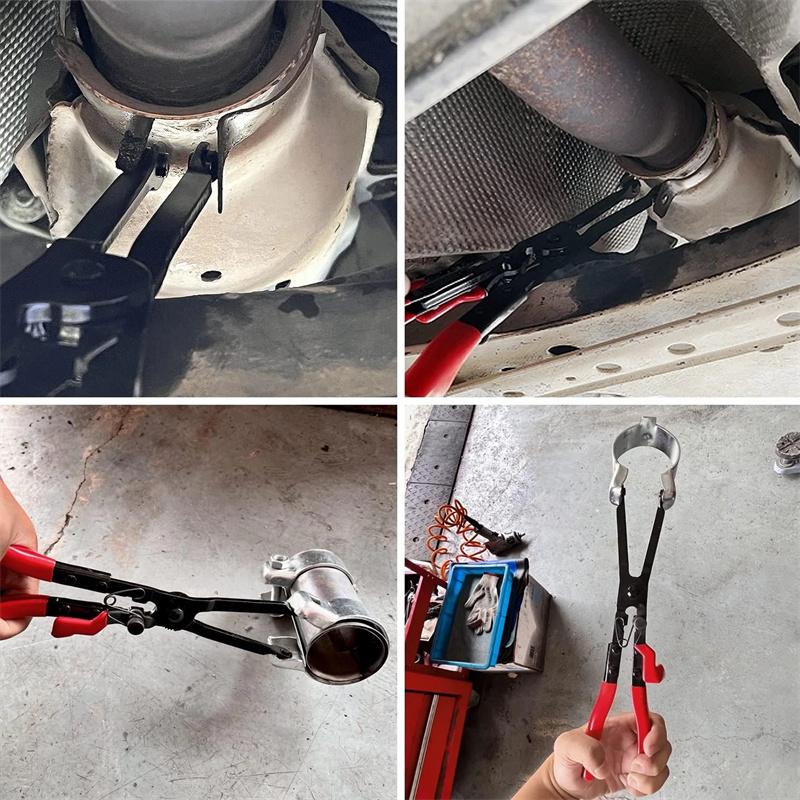 Car Exhaust Pipe C Clamp Removal Plier Spreading Plier Retrofit Demolition Plier Auto Special Repair Tool