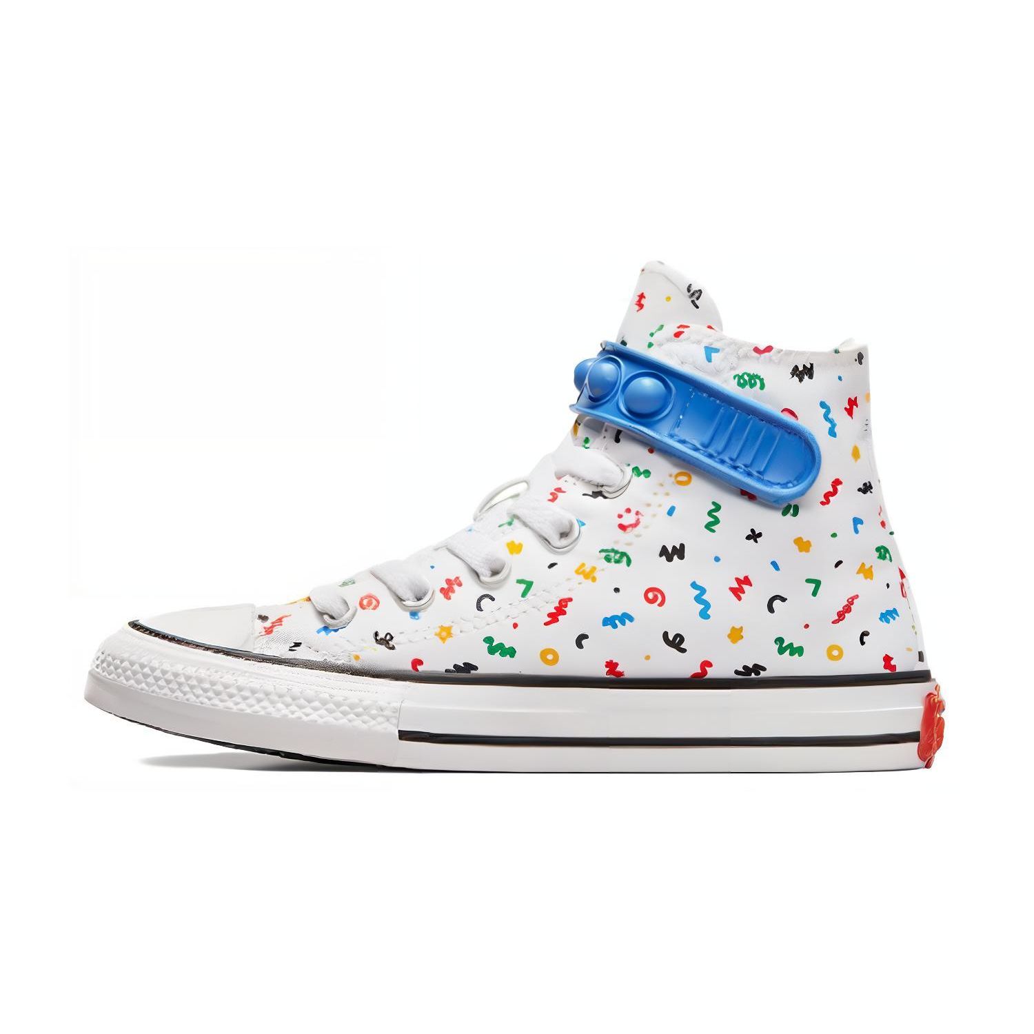

Converse Кеды Chuck Taylor All Star Graffiti High Top Canvas Shoes Детские кроссовки Белые A06316C 30