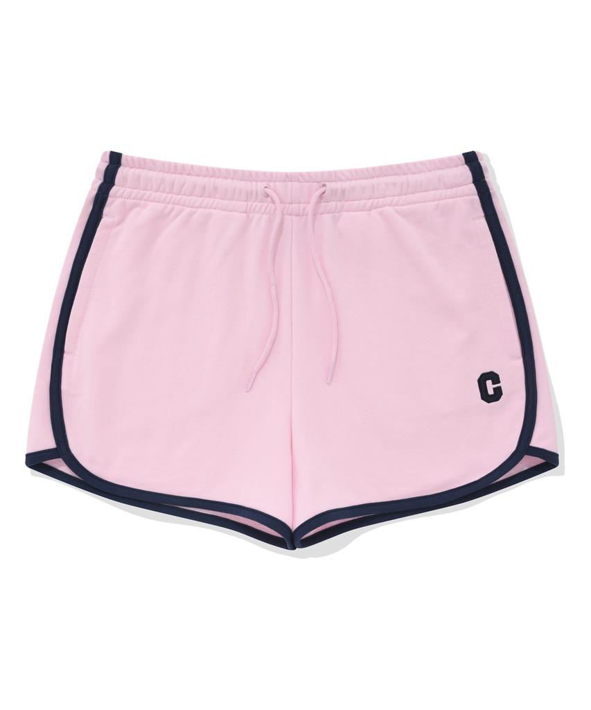 COVERNAT WOMAN C Logo Sweat Shorts Pink
