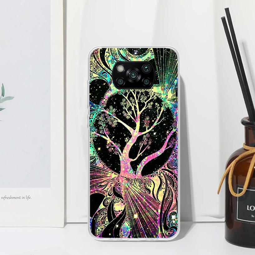 Mandala Sunflower Mandala Phone Case For Xiaomi Poco X7 X6 X5 M7 M8 Pro F7 Ultra Redmi 15C 15 13C 13 12C 12 10 10C 10A Art Funda
