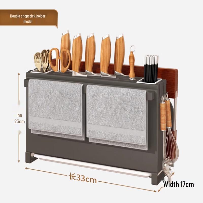 Multi-functional Kitchen Knife & Cutting Board Holder