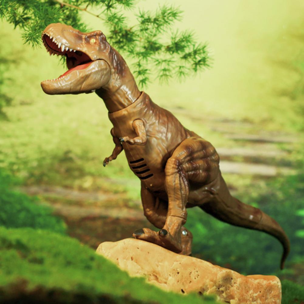 Kids Dinosaur Model Realistic Dinosaur Figure Dinosaur Toy for Kids with Light Sound Movement Tyrannosaurus Rex for Toddler